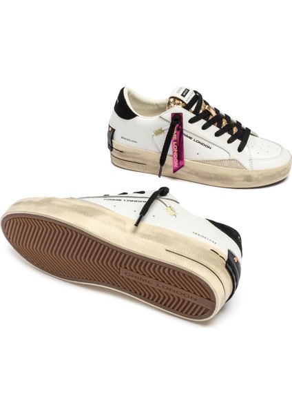 Kadın Sneaker ( Günlük) 25192AA8 Rime London Sk8 Deluxe Wedge White fırsatları
