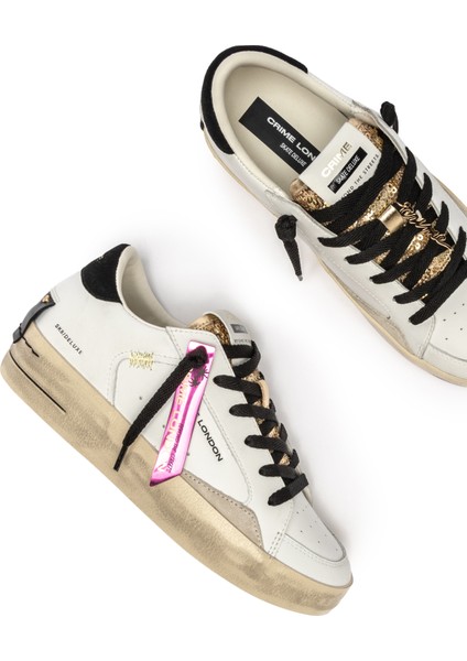 Kadın Sneaker ( Günlük) 25192AA8 Rime London Sk8 Deluxe Wedge White indirimleri