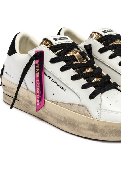 Kadın Sneaker ( Günlük) 25192AA8 Rime London Sk8 Deluxe Wedge White