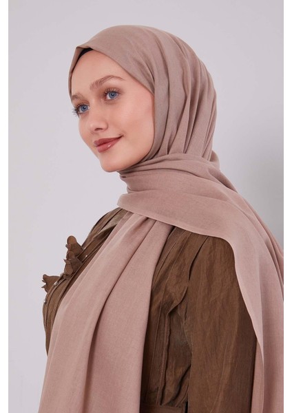 Çikolata Kahve Düz Tensel Şal