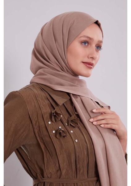 Çikolata Kahve Düz Tensel Şal fiyatları