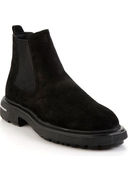 Siyah Hakiki Deri Erkek Bot & Bootie E02597000602 fiyatları