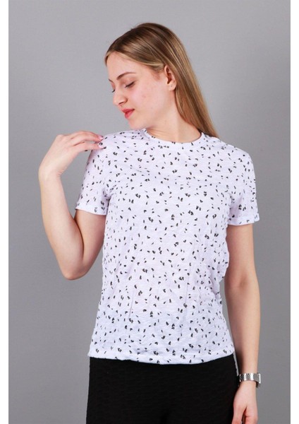 Kadın Bisiklet Yaka T-Shirt Tşört fiyatları