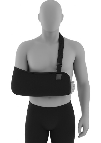 ORINOR Kol Askısı Standart Airtex Kumaşlı, Ayarlanabilir Cırtlı Ortopedik Kol Desteği