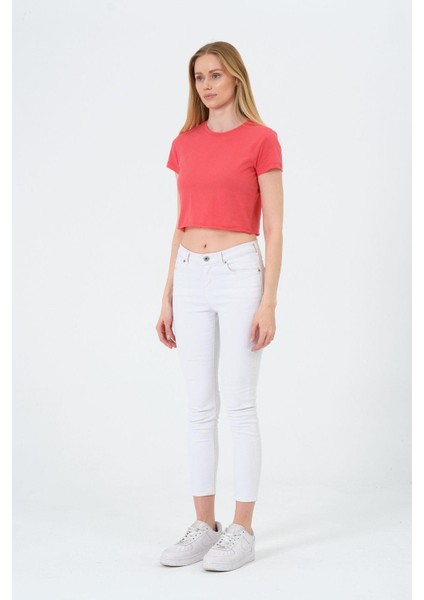 Kadın Kısa Kollu Oversize Crop indirimleri