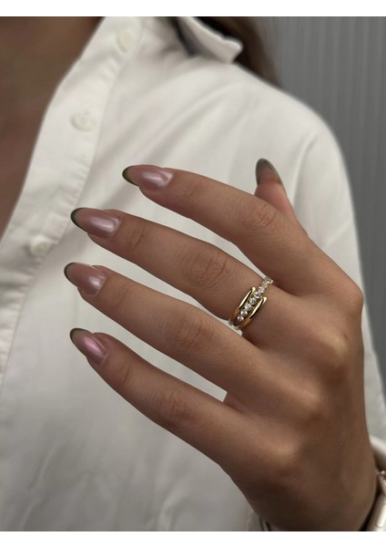 14 Ayar Altın Taşlı Yüzük 970 fiyatları