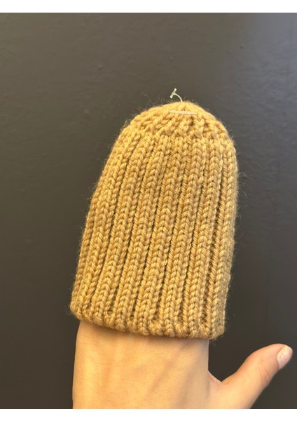 Triko Örme Amigurumi Bebek Şapkası Oyuncak Bebek Şapka 14X8 cm indirimleri