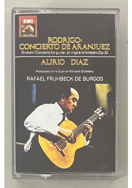 Rodrigo Concierto De Aranjuez Giuliani Op.30 Kaset (Orijinal Dönem Baskı Kaset)