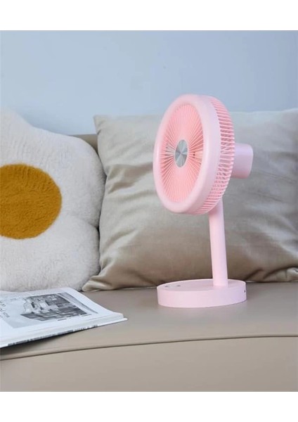 Taşınabilir Mini USB Fan Evde Ofiste Masaüstü 4 Kademeli Dönebilen Başlıklı Şarj Edilebilir Mini fiyatları