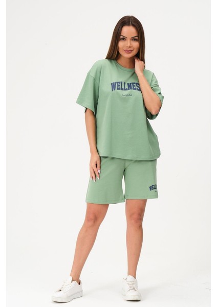 Kadın Şortlu Takım Alt Üst Kısa Kollu Tenis Takımı fırsatları