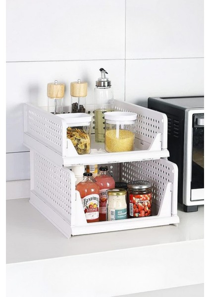 Mithra Life 6 Lı Kayar Raf Organizer – Beyaz Dolap Içi Kıyafet, Aksesuar Düzenleyici MIT1262 indirimleri