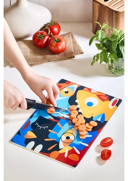 Mind Cam Kesme Tahtası - 25X35 - Isıya Dayanıklı Kırılmaz Kesme Tahtası fiyatları