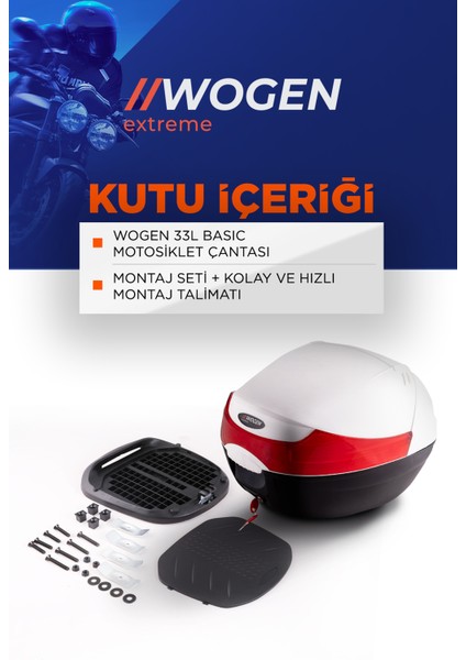 WG33 Basic Arka Çanta (Beyaz) + Karbon Dizlik Hediye fırsatları