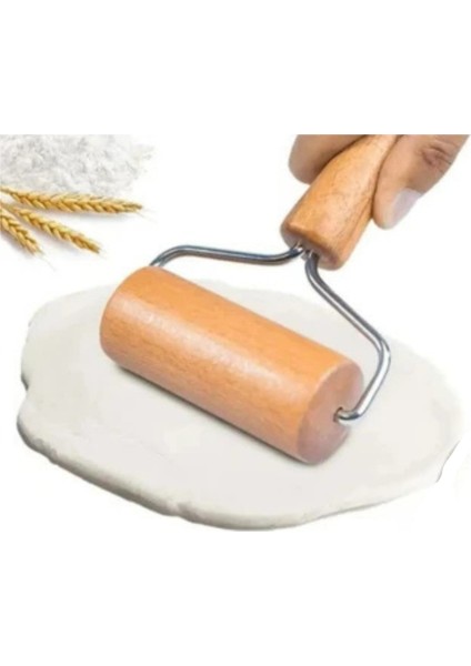 Ahşap Saplı Hamur Açıcı Mini Merdane Mini Bambu Pizza Hamur Açma Aparatı fırsatları