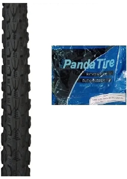 29 Jant 29X2.10 (54-622) Bisiklet Dış Lastiği D2903 + Plus Panda Iç Lastik Seti