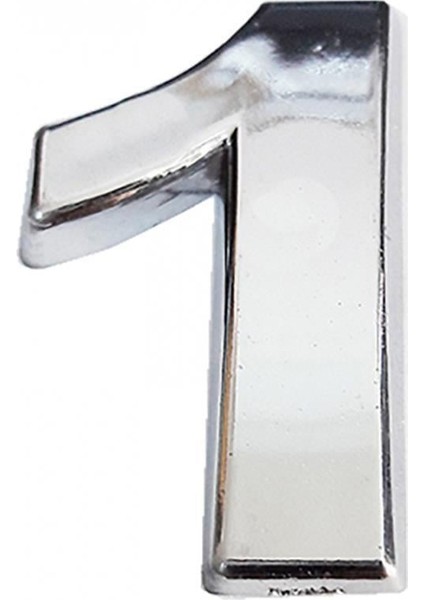 Cemax Krom Yapışkanlı 1 Rakamı 5 cm