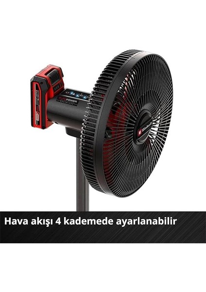 Akülü Vantilatör Ge-Cf 18/320 P Li-Solo Power X-Change (18 V, Ayaklı Vantilatör, 4 Hız