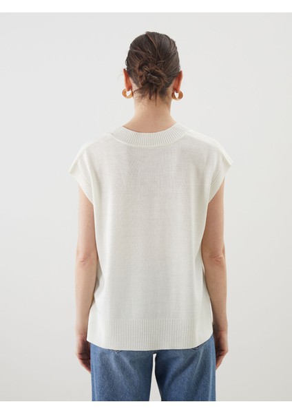 Yeni Sezon V Yaka Kadın Triko Süveter fırsatları