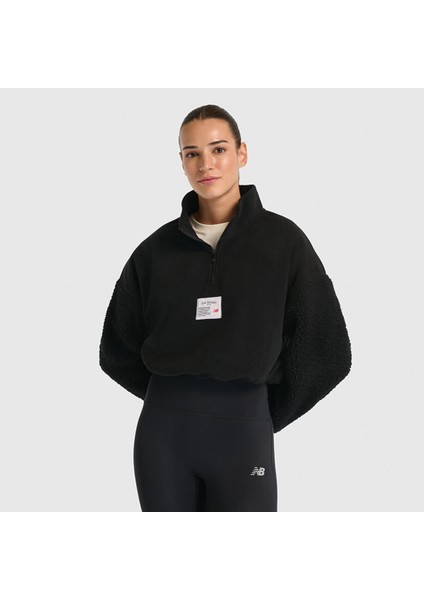 New Balance WNC3512 Siyah Kadın Sweatshirt