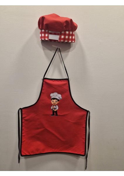 Erkek Çocuk Aşçı Önlük Şapka Takımı fiyatları