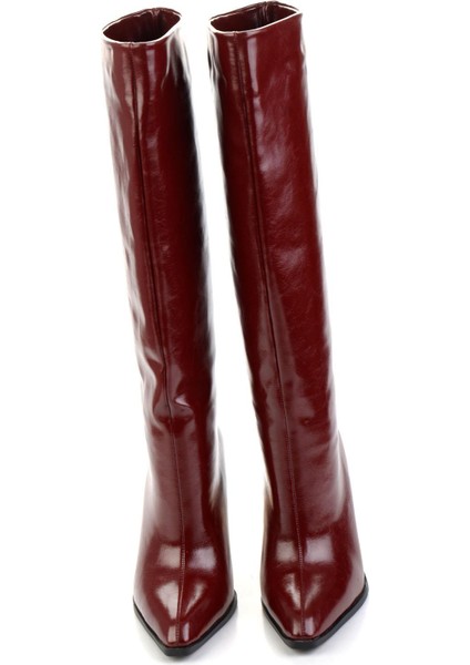 Bordo Kadın Çizme K03565090642 fırsatları
