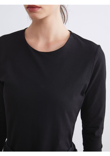 Yeni Sezon Büyük Beden Bisiklet Yaka Kadın Body modelleri