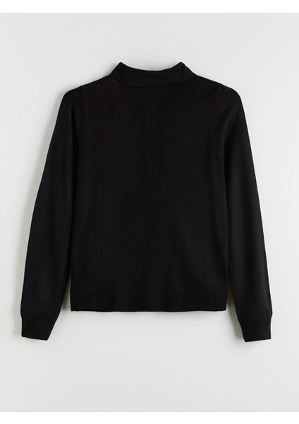 Yeni Sezon Polo Yaka Kadın Triko Kazak fiyatları