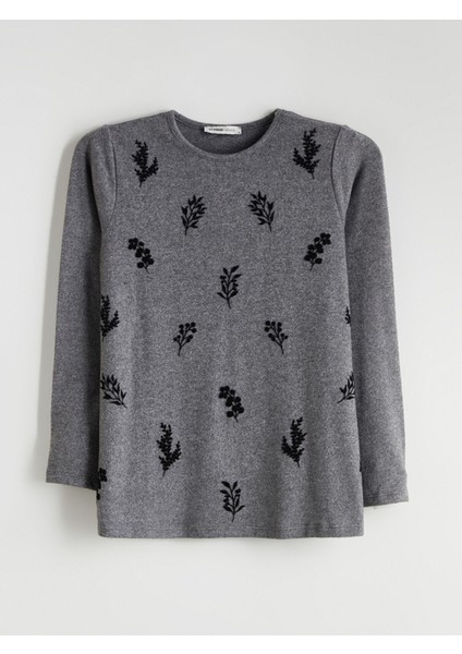 Yeni Sezon Bisiklet Yaka Desenli Kadın Tişört indirimleri