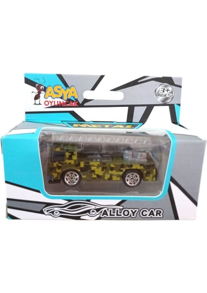 Asya Oyuncak Askeri Metal Tekli Araç 1688-3F