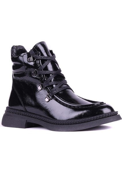 - Hakiki Deri Siyah Rugan Kadın Deri Bot - 25101955 fiyatları