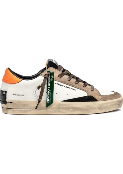 Erkek Sneaker ( Günlük) 11106AA8 Crime London Sk8 Deluxe White