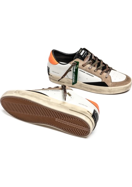 Erkek Sneaker ( Günlük) 11106AA8 Crime London Sk8 Deluxe White fırsatları