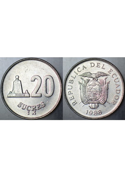 Ekvador 20 Sucre 1988. fırsatları