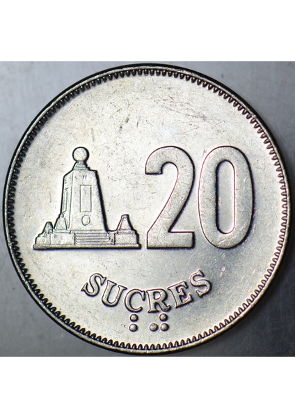 Ekvador 20 Sucre 1988. indirimleri