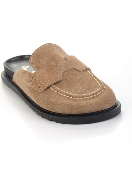Vizon Hakiki Deri Kadın Terlik K04606021702 fiyatları