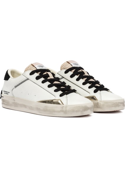 Kadın Sneaker ( Günlük) 25001AA8 Crime London Dıstressed White fiyatları
