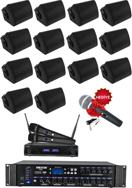 Drt-5 Sütun Hoparlör Mağaza Dükkan Kafe Seslendirme ve Okul Anons Sistemi