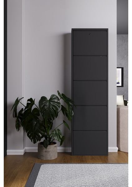 Hera Metal Ayakkabılık 5'li Antrasit fırsatları