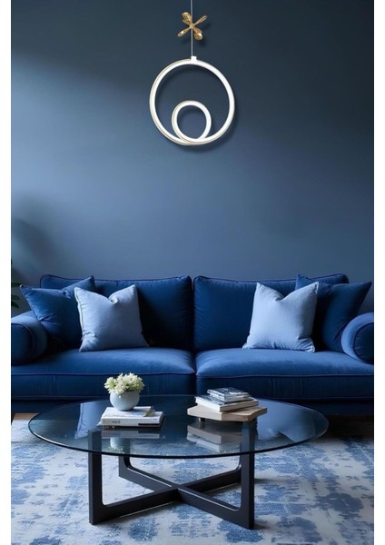 Lina White Gold Tek Renk Modern Sarkıt LED Avize fiyatları