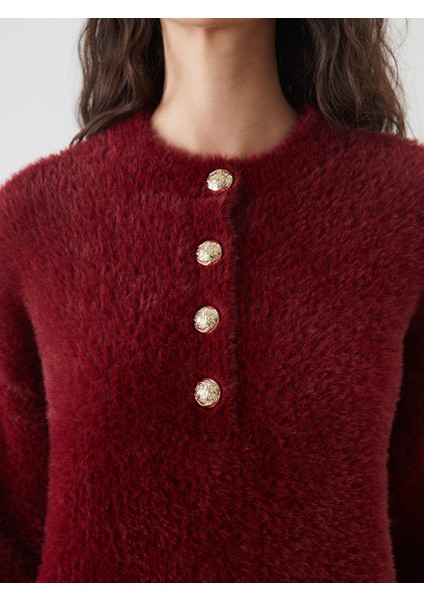 Yeni Sezon Bisiklet Yaka Kadın Triko Kazak modelleri