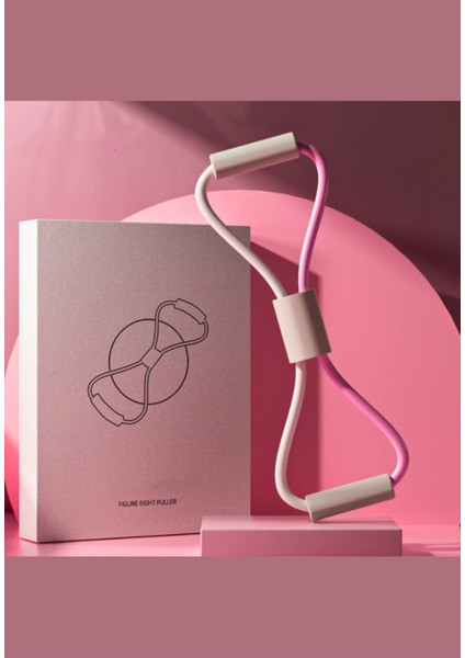 Fitness Pilates Direnç Lastiği Kalça Vücut Şekillendirici Yoga Squat Direnç Bandı Evde Spor fırsatları