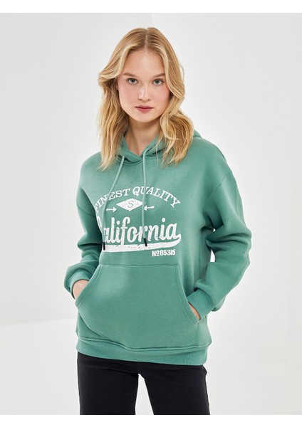 Yeni Sezon Baskılı Kadın Hoodie