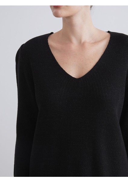 Yeni Sezon V Yaka Kadın Triko Kazak modelleri