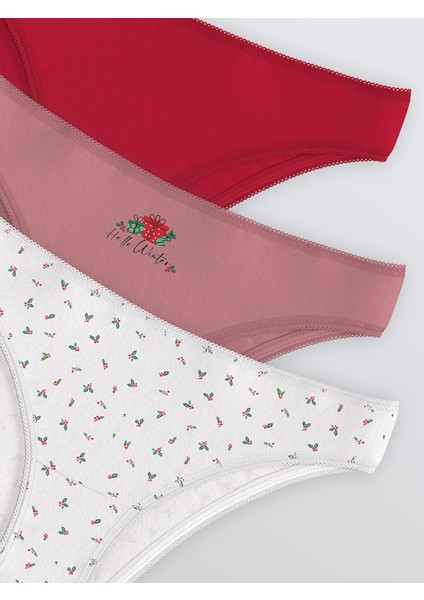 Yeni Sezon Baskılı Hipster Külot 3'lü modelleri