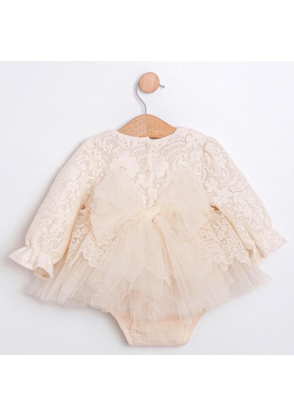 Lovely Dantelli Arkası Fiyonklu Kız Bebek Romper fiyatları
