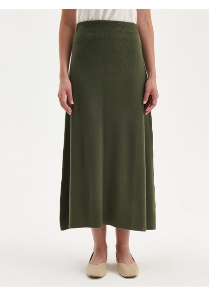 Yeni Sezon Beli Lastikli Kadın Triko Etek fiyatları