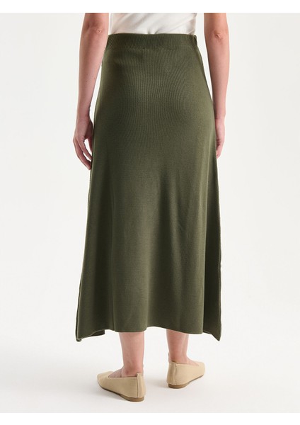 Yeni Sezon Beli Lastikli Kadın Triko Etek fırsatları