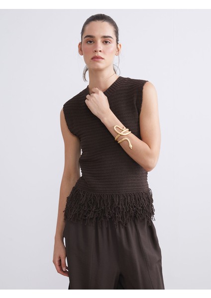 Yeni Sezon Bisiklet Yaka Kadın Triko Süveter