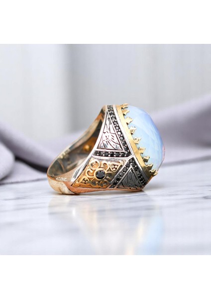 Opal Taşlı Gümüş Yüzük fiyatları