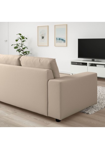 5'li Köşe Kanepe, Hallarp Bej, Geniş Kolçaklı modelleri